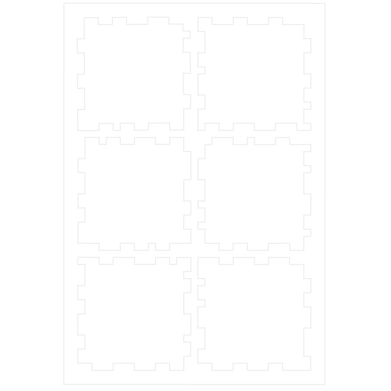 Foam Puzzle Cube (3")