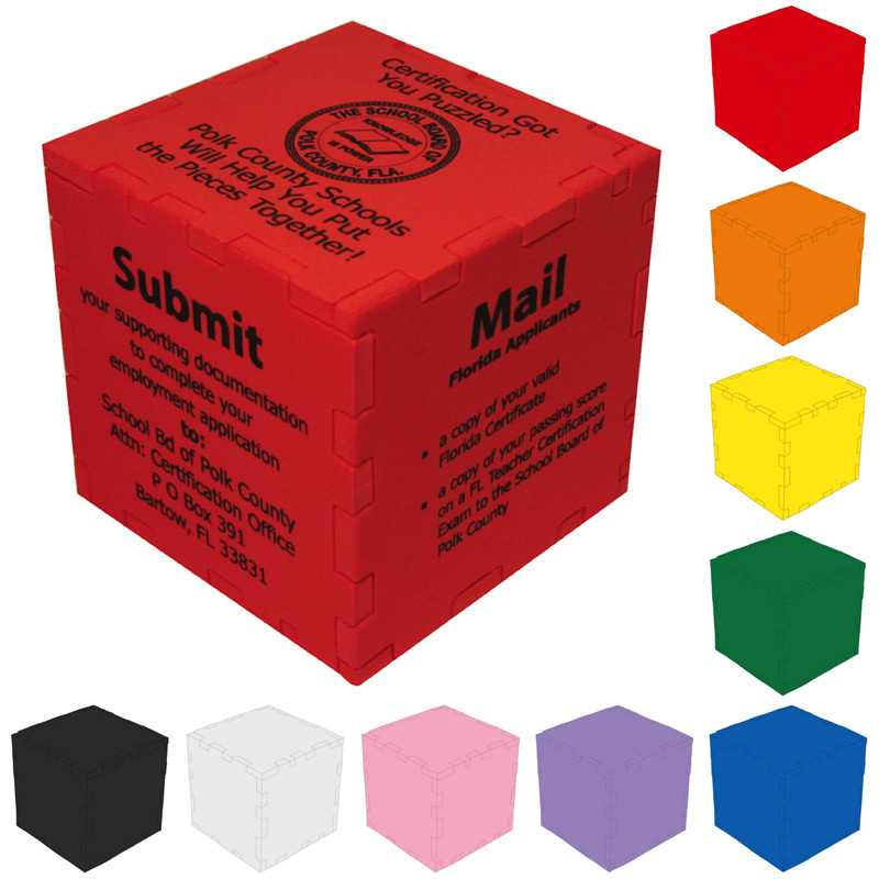 Foam Puzzle Cube (3")
