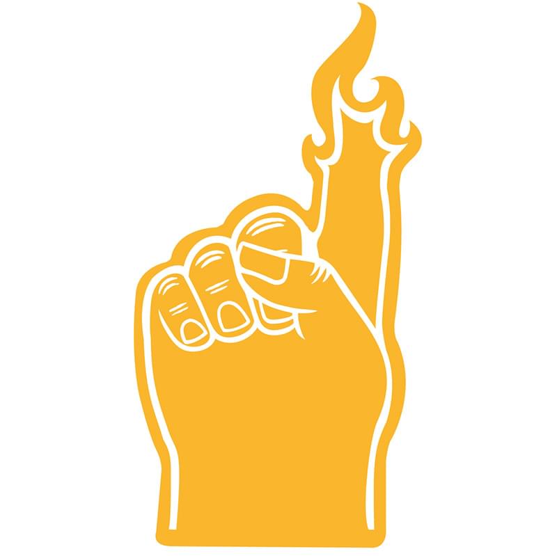 Flame Finger Foam Hand