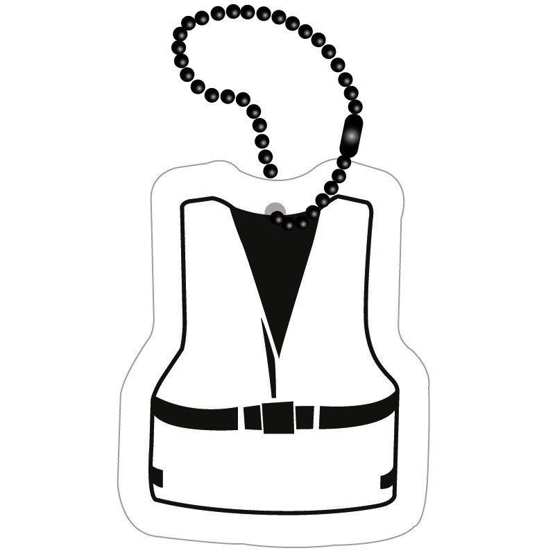 Foam Floating Key Tag - Life Vest