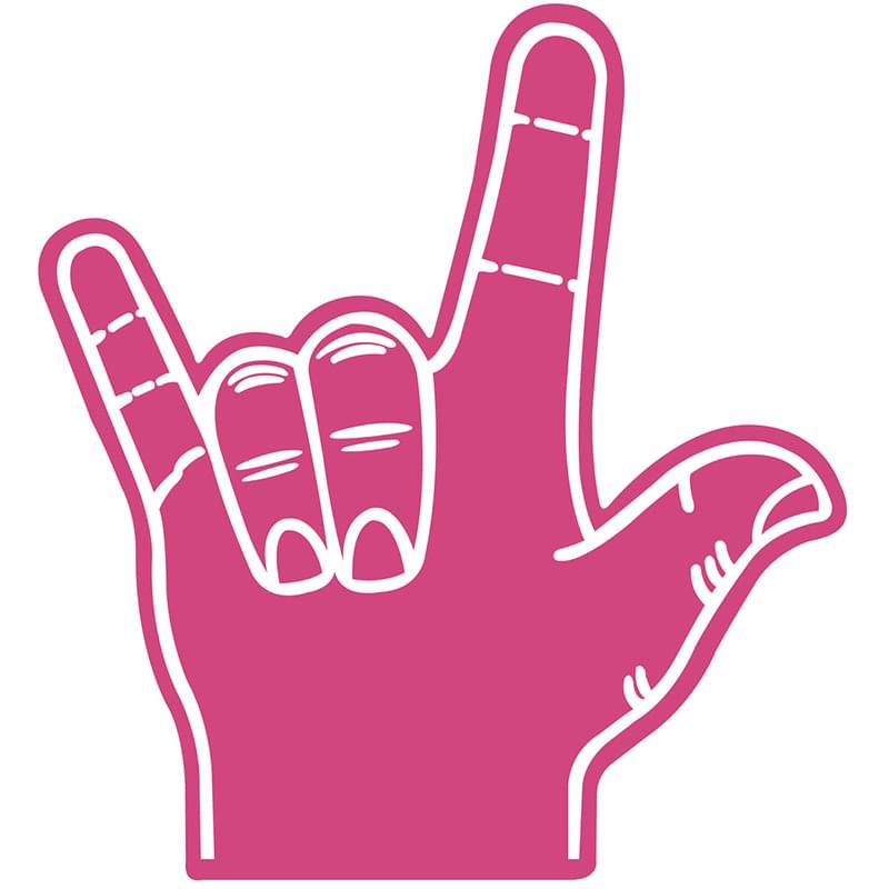 Foam Hand Waver - Love Sign