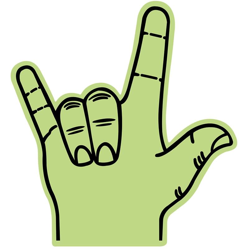 Foam Hand Waver - Love Sign